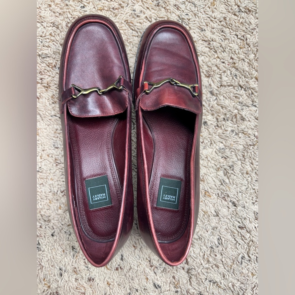 Hilary Radley Loafers Leather Upper Nola US 7.5 M